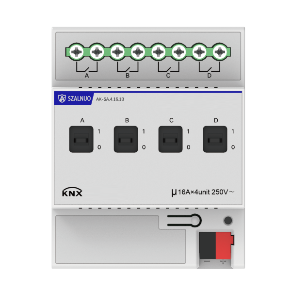 AK-SA.4.16.1B；AK-SA.8.16.1B；AK-SA.12.16.1B  4/8/12路开关模块(16A)